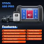 Xtool A80PRO Professional Car Diagnostic Scanner Full System Ecu Coding 42+ Rese New. Price: $1150.00.