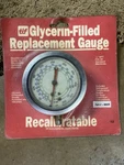 Glycerin-filled Replacement Gauge 1/4" Npt Recalibratable Part# TIF9662R New. Price: $44.95.
