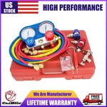 Adjustabe 3 Way Hvac A/c Refrigeration Kit Manifold Gauge Set Auto Service New. Price: $49.59.