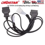 Obdstar FP-30 Cable For Toyota 8A-BA, 4A-BA Adding Keys All Lost Matching New. Price: $36.95.