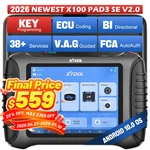 2026 Xtool X100 PAD3 Se V2.0 Advanced Diagnostic Scanner & Key Programming New. Price: $699.00.