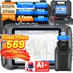 Xtool D8W V2.0 All System Diagnostic OBD2 Scanner 42+ Services Topology Mapping New. Price: $589.00.