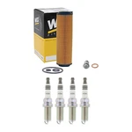 Wix Engine Oil Filter & Ngk Iridium Spark Plugs Kit For W203 C230 1.8L L4 New. Price: $65.95.