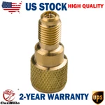 New Acme A/c Brass Fitting Adapter 7/16-20 Male To 1/2-20 Unf Valve Core Usa. Price: $7.39.