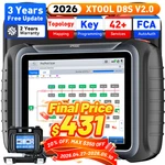Xtool D8S V2.0 Bi-directional OBD2 Diagnostic Code Reader Ecu Coding Fca New. Price: $539.00.