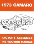 Camaro Factory Assembly Manuals Pdf On Usb 1973 1974 1975 1976 Chevrolet Lt Rs New. Price: $36.00.