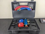 #BO113 Mac Tools R134A Aluminum Manifold Gauge Set AC289772, 72" Hose Used. Price: $199.95.