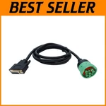 TYPE2 Green 9PIN J1939 To DB15 Eld Cable - 6.6FT## New. Price: $51.19.