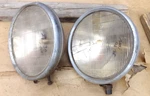 1929 1930 Chevy Headlight Assemblies Original Gm Guide Twilite Pair Used. Price: $350.00.