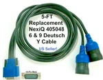 5FT Nexiq Pn 125032 Usb LINK1 6/9 Pin Deutsch Y Adapter Cable 405048 Compatible New. Price: $71.99.