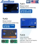 Eoneboss TLK1 TLK2 Reuse Lo-cked For Toyota Smart Key TLK3 Read Frequency New. Price: $55.00.