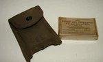 1966 Field Dressing Box And Od Green Holder With Snap Vietnam War Era Used. Price: $19.99.