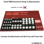 Used-aluminum Snap Set Chief Measuring System Velocity, Vector, Genesis.. Price: $350.00.