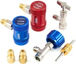 Orion Motor Tech R1234YF Quick Couplers Set, Adapter Tool Kit With Self- New. Price: $60.11.
