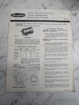 Dayton 1/20 Hp Gear Motors 3M125B 3M128B Operating Instruction Parts Manual Acceptable. Price: $25.50.