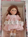 Vogue Dolls Ginny 2003 Club Red Wavy Hair Pink Dress Box Used. Price: $45.00.