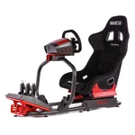 Sparco G02302B Racing Game Simulator Rig Seat Steering Wheel Pedals New. Price: $2376.99.