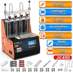 Ancel JC400 Car Fuel Injector Cleaner Tool Cylinders Cleaning Efi Fei 0-20BAR New. Price: $389.99.
