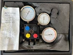 Snap-on Superset Act Heavy Duty 3-WAY 4-VALVE Manifold Gauge TIF9700 Used. Price: $199.00.
