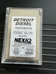 Nexiq Pro-link Detroit Diesel Ddec 3+4 Application Diagnostic Card 802115 805015 Used. Price: $339.00.