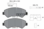 Textar 2446703 Brake Pad Set, Disc For, Citroen, Fiat, Peugeot Neu. Price: $82.11.