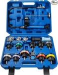 18 Pc Automotive Water Tank Leakage Radiator Pressure Tester Car Diagnostic Tool Used. Price: $32.99.