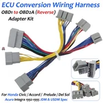 OBD1 To OBD2A Reverse Ecu Conversion Harness For Honda Civic Acura Integra M/t New. Price: $85.53.