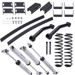 Bfo 3" Lift Kit For Jeep Cherokee Xj 2WD/4WD 84-01 Add-a-leaf Springs + Shocks New. Price: $383.02.