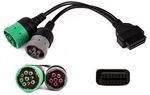 Obd To Type 2 GREEN9P J1939 And 6P J1708 Split Cable For Diesel Truck Diagnost New. Price: $31.38.