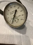 Vtg Sun Electric Corporation Oil Pressure Gauge Pounds So. In. #3296-1 Untested Used. Price: $150.00.