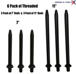 Dent Puller Welding Electrodes 6 Pack Equivalent To DF-503IIR 7" & 11" New. Price: $59.99.