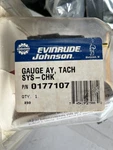 Nos Oem Evinrude Johnson 3" Tach & System Check Gauge 0177107 New. Price: $199.00.