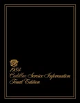 1984 Cadillac Shop Manual New. Price: $104.00.