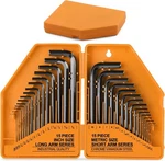 Hi-spec 30PC Sae And Metric Hex Allen Key Wrench Folding Case Set. New. Price: $19.35.