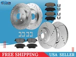 Front Rear Drilled Brake Rotors Ceramic Pads Kit For Hyundai Sonata Kia K5 New. Price: $128.67.