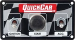 Quickcar Ignition Panel Single 50-031 New. Price: $107.81.