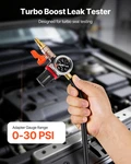 Turbo Boost Leak Tester 3" 4" Pipe 0-30 Psi Gauge Kit Diesel Trucks New. Price: $51.99.