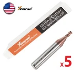 5PCS Xhorse XCMN07GL 2.5MM Milling Cutter For Dolphin XP005/XP005L/XP007 Us New. Price: $46.95.