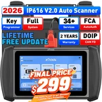 Xtool IP616 V2.0 Auto Scanner Full System Diagnostic Key Programming Code Reader New. Price: $309.00.