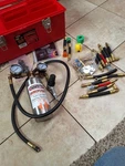 Wynns Enviropurge Fuel Injection Cleaning Tool Kit ZW04001 Used. Price: $150.00.