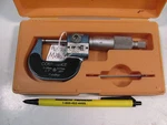 SB262E Mituoyo Micrometer Model 159-101 0-25MM Range With .001" Digital Readout Used. Price: $84.95.