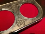 Vintage Eelco Double Gauge Panel Not Mooneyes 1932 Drags Trog Hotrod 1958 Used. Price: $150.00.