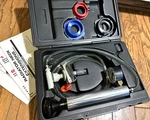 Matco Tools Cooling System Pressure Tester Pump Gauge Neck Extension Adapter Set Used. Price: $130.00.