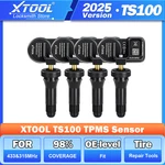 4X Xtool TS100 Pro Tpms Sensors Tire Pressure System Relearn 433MHZ/315MHZ New. Price: $74.99.