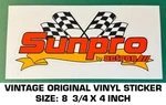 Sunpro By Actron Test Equipment-vintage Original Vinyl Decal Sticker-automotive Used. Price: $10.23.