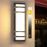 30W 16" Dimmable Led Square Outdoor Wall Light - Waterproof IP65 For Patio & Gar New. Price: $128.99.