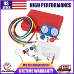 A/c Hvac Automotive 3 Way Manifold Diagnostic & Service Gauge Kits New. Price: $49.59.