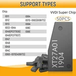 50X Xhorse Vvdi Super Chip XT27A01 XT27A66 Transponder Rewrite For Key Tool New. Price: $139.00.