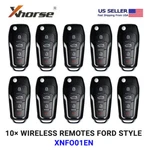 10X Xhorse Wireless Universal Flip Remote Key Ford Style 4 Button XNFO01EN New. Price: $155.95.