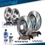 Front And Rear Disc Rotors Ceramic Brake Pad Kit For 2007 - 2010 Hyundai Elantra New. Price: $139.81.